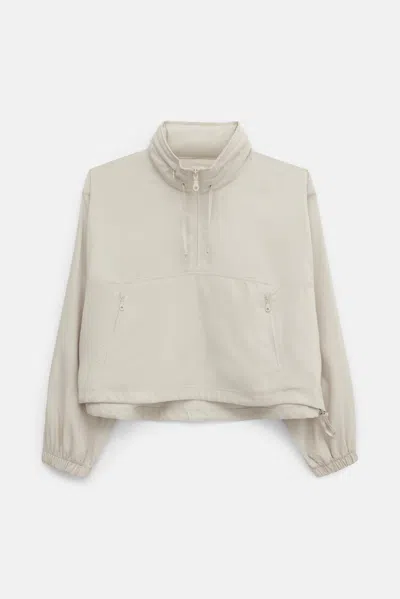 Girlfriend Collective Marble Huddle Half-zip Windbreaker