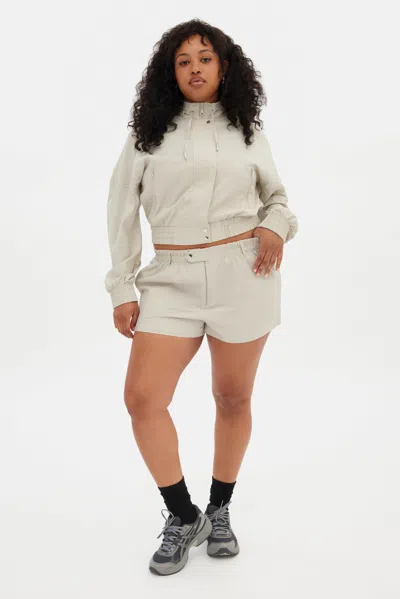 Girlfriend Collective Marble Petra Bomber Jacket