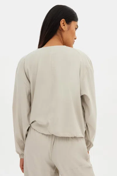 Girlfriend Collective Marble Raquel Snap Front Jacket