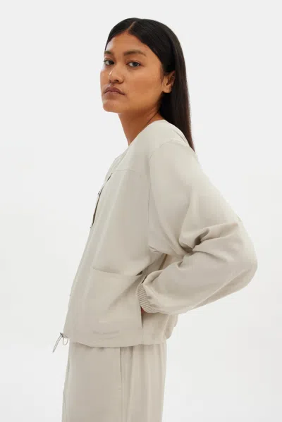 Girlfriend Collective Marble Raquel Snap Front Jacket