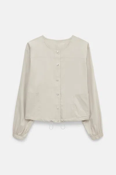 Girlfriend Collective Marble Raquel Snap Front Jacket