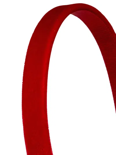 Jennifer Behr Lacey Headband In 红色