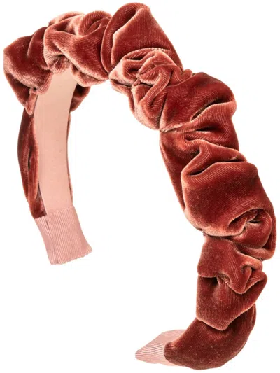 Jennifer Behr Lia Headband In 粉色