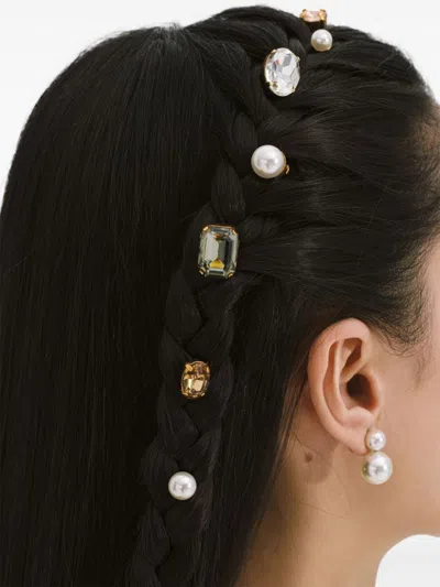 Jennifer Behr Kristel Bobby Pin Set In 金色