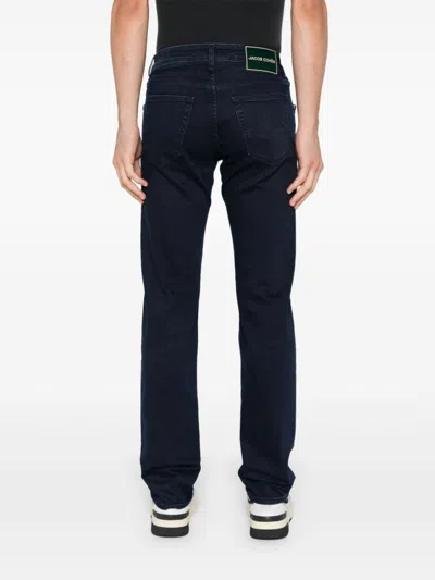 Jacob Cohen Navy Blue Slim Fit Nick Denim In 蓝色