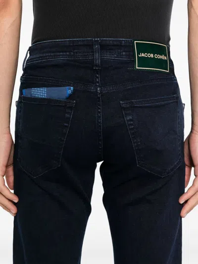 Jacob Cohen Navy Blue Slim Fit Nick Denim In 蓝色
