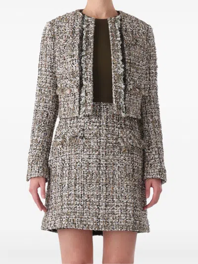 Jason Wu Collection Cropped Jacket In 中性色