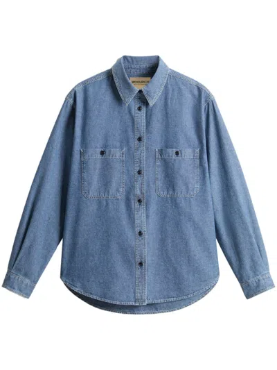 Woolrich Woman's Color Blue Size Xl In 蓝色