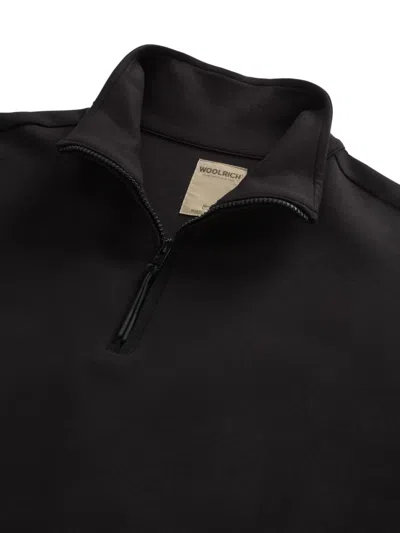 Woolrich Turtleneck Sweatshirt In 黑色
