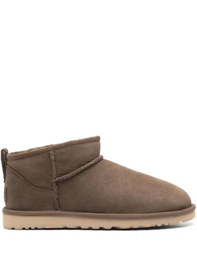 Ugg Classic Ultra Mini Hickory Boot In Brown
