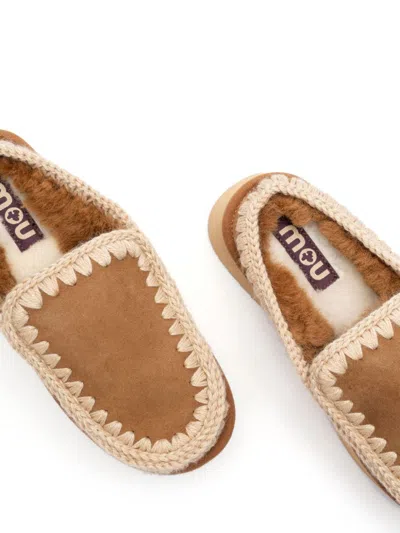 Mou Eskimo Bold Slippers In Brown