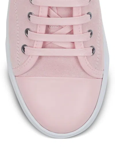 Lanvin Lace-up Low-cut Casual Shoes In 粉色