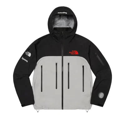 Pre-owned Supreme X The North Face Taped Seam Shell Jacket 'grey'