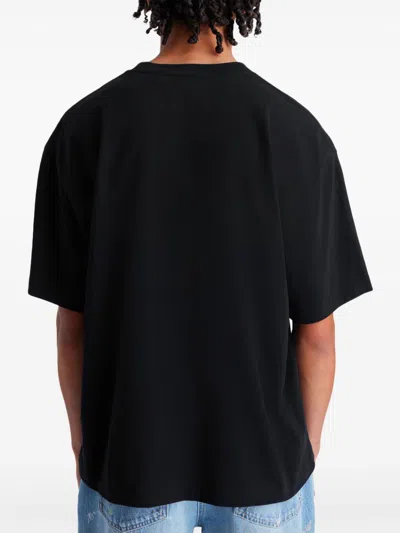 Axel Arigato Logo-embroidered T-shirt In Black