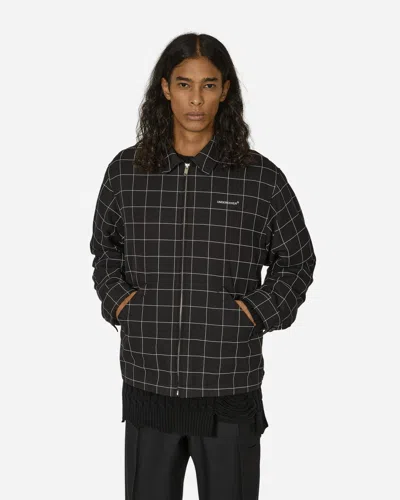 Undercover Grid Jacket In Black