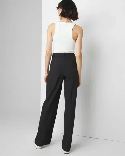 White House Black Market Lightweight Luna Wide Leg Pants Trousers In Black