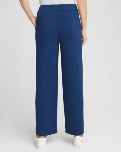 Chico's Wide Leg Scuba Pants In Berry Compote Size 20 |  Zenergy In Berry Compote