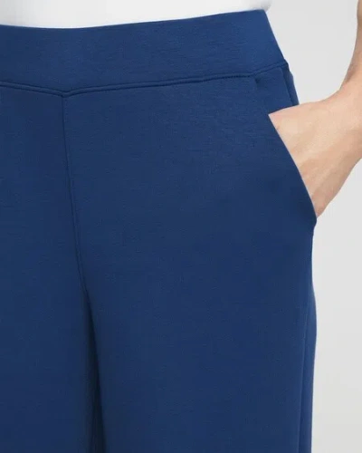 Chico's Wide Leg Scuba Pants In Berry Compote Size 20 |  Zenergy In Berry Compote