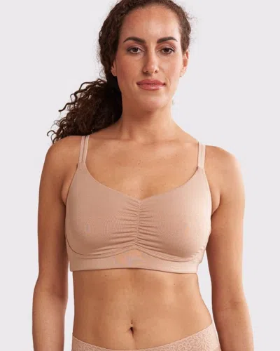 Soma Women's Anaono Seamless Full Coverage Bra In Tan Size 2xl |  In Sand