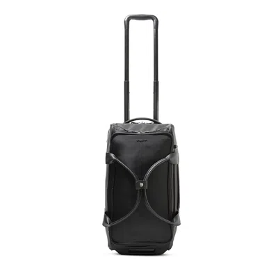 Baggallini Gramercy Wheeled Carry On Duffel Bag In Black