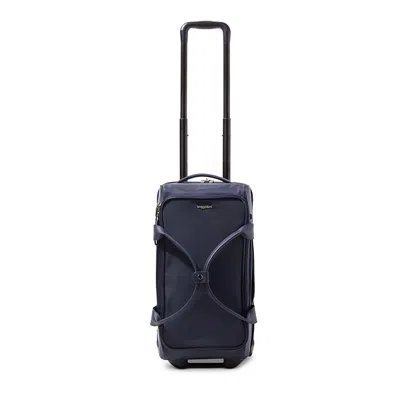 Baggallini Gramercy Wheeled Carry On Duffel Bag In French Navy