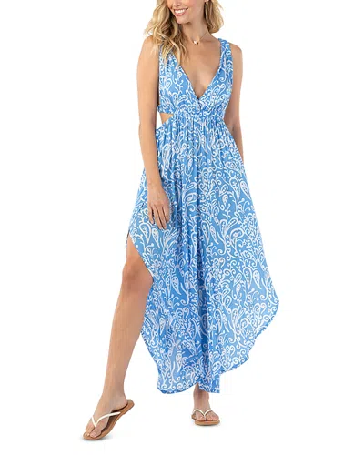 Tiare Hawaii Hope Jumpsuit Swim Cover-up In Sky Sun