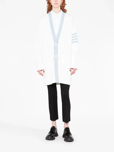 Thom Browne 4-bar Cotton Cardigan