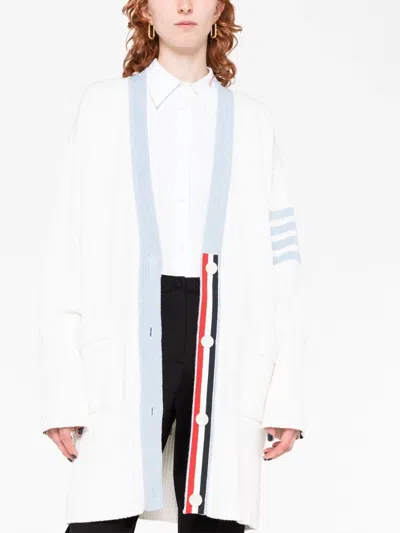 Thom Browne 4-bar Cotton Cardigan