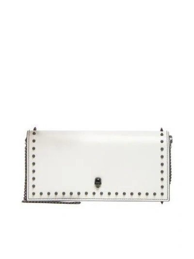 Shop Alexander Mcqueen Shoulder Bags In White