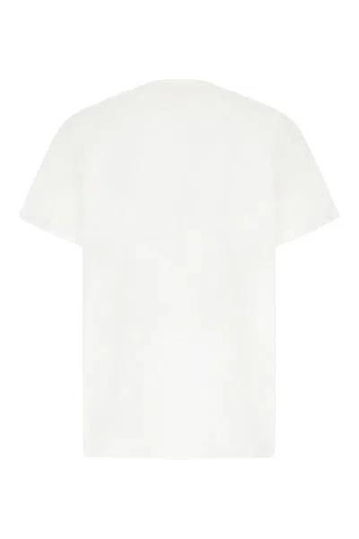 Alexander Mcqueen Skull Print Crewneck T-shirt In White