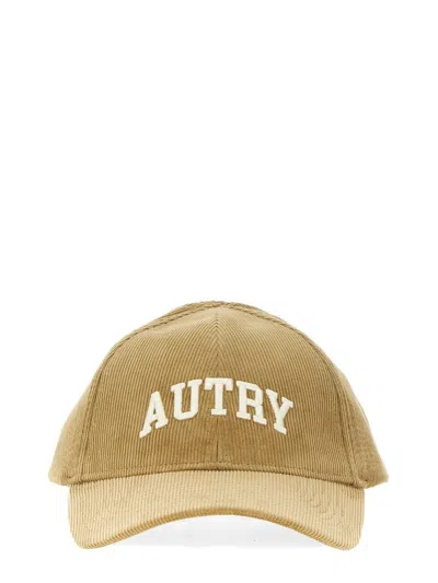 Shop Autry Baseball Hat With Logo In Beige