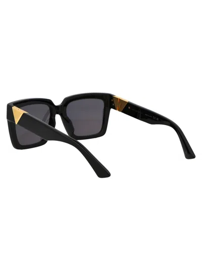 Shop Bottega Veneta Sunglasses In 001 Black Black Grey