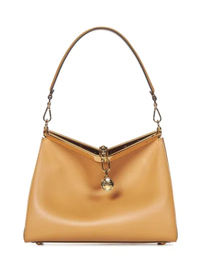 Shop Etro Vela Medium Shoulder Bag In Calf Leather