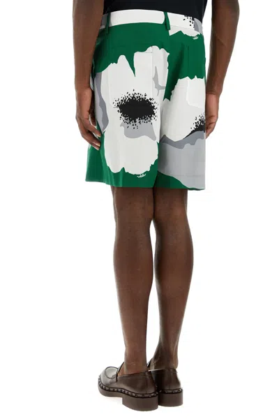 Valentino Garavani Printed Cotton Bermuda Shorts