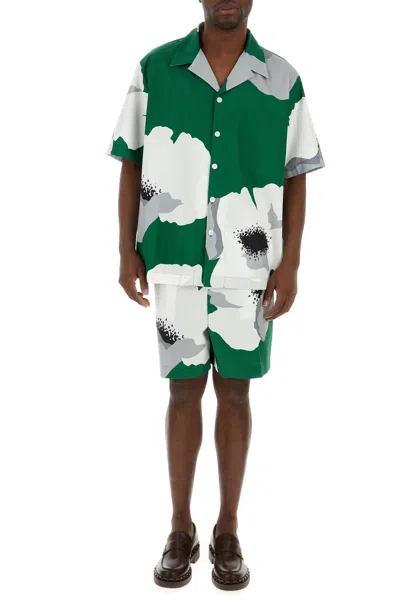 Valentino Garavani Printed Cotton Bermuda Shorts