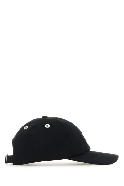 Ami Alexandre Mattiussi Casquette Broderie Ami Paris De Coeur Rouge