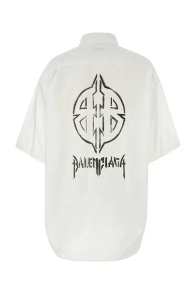 Balenciaga Women's Poplin Oversize Shirt