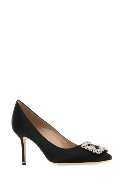 Manolo Blahnik Hangisi 105mm Buckle-embellished Pumps