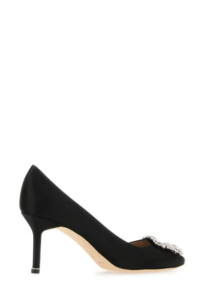 Manolo Blahnik Hangisi 105mm Buckle-embellished Pumps