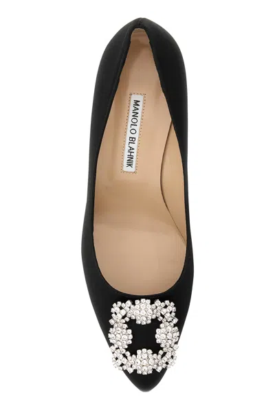 Manolo Blahnik Hangisi 105mm Buckle-embellished Pumps
