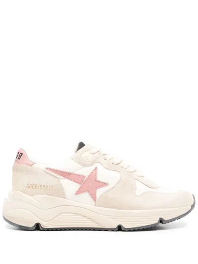 Shop Golden Goose Running Sneakers Shoes In White