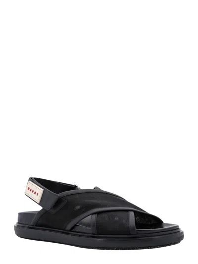 Shop Marni Sandals In Black