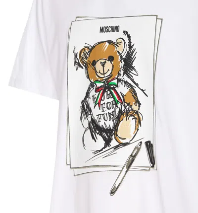 Shop Moschino T-shirts And Polos In White