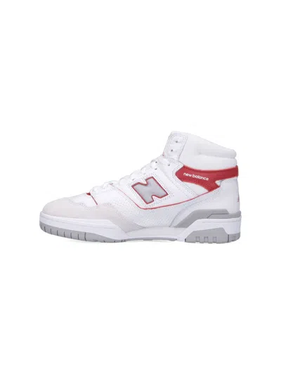 New Balance 650 High-top Sneakers In White With Astro Dust And Angora In White