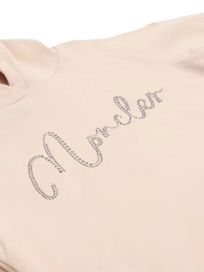 Moncler Hoodie Sweater In Pink