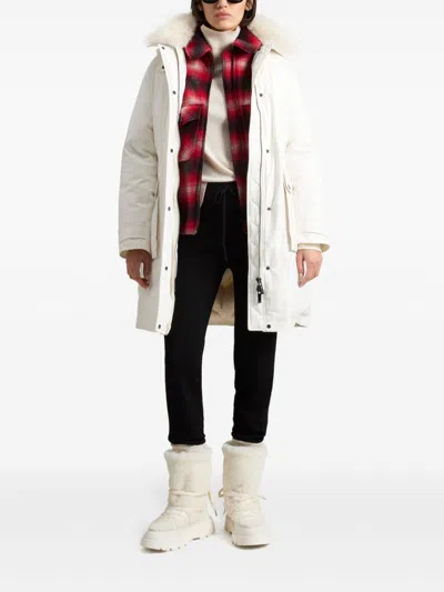 Woolrich Arctic Technical Fabric Parka In White