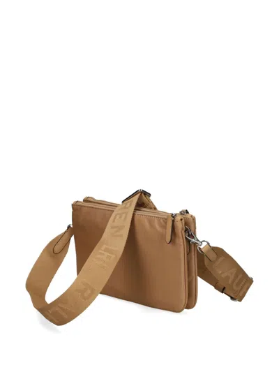 Ralph Lauren Leather Landyn Small Crossbody Bag In Neutrals