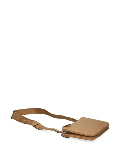 Ralph Lauren Leather Landyn Small Crossbody Bag In Neutrals