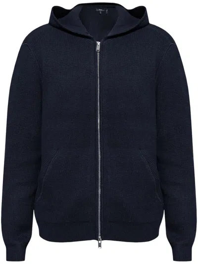 THEORY ZIP-FASTENING HOODIE 