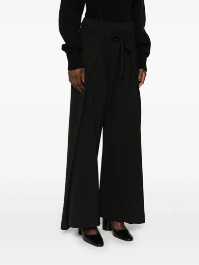 Shop Henrik Vibskov Bind Trousers In Black